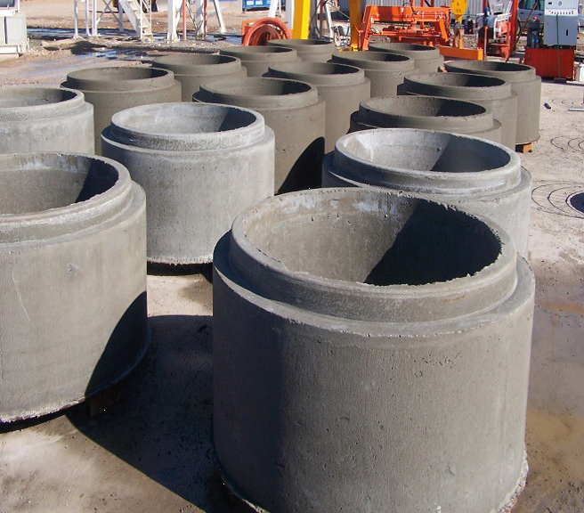 Фото 11. Ø300 mm – Ø1400 mm beton boruların istehsalı üçün avadanlıq